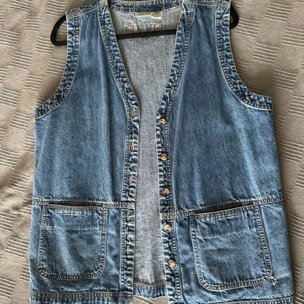 Blue Denim Vest